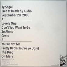 Load image into Gallery viewer, Ty Segall: Live at Death By Audio 2008